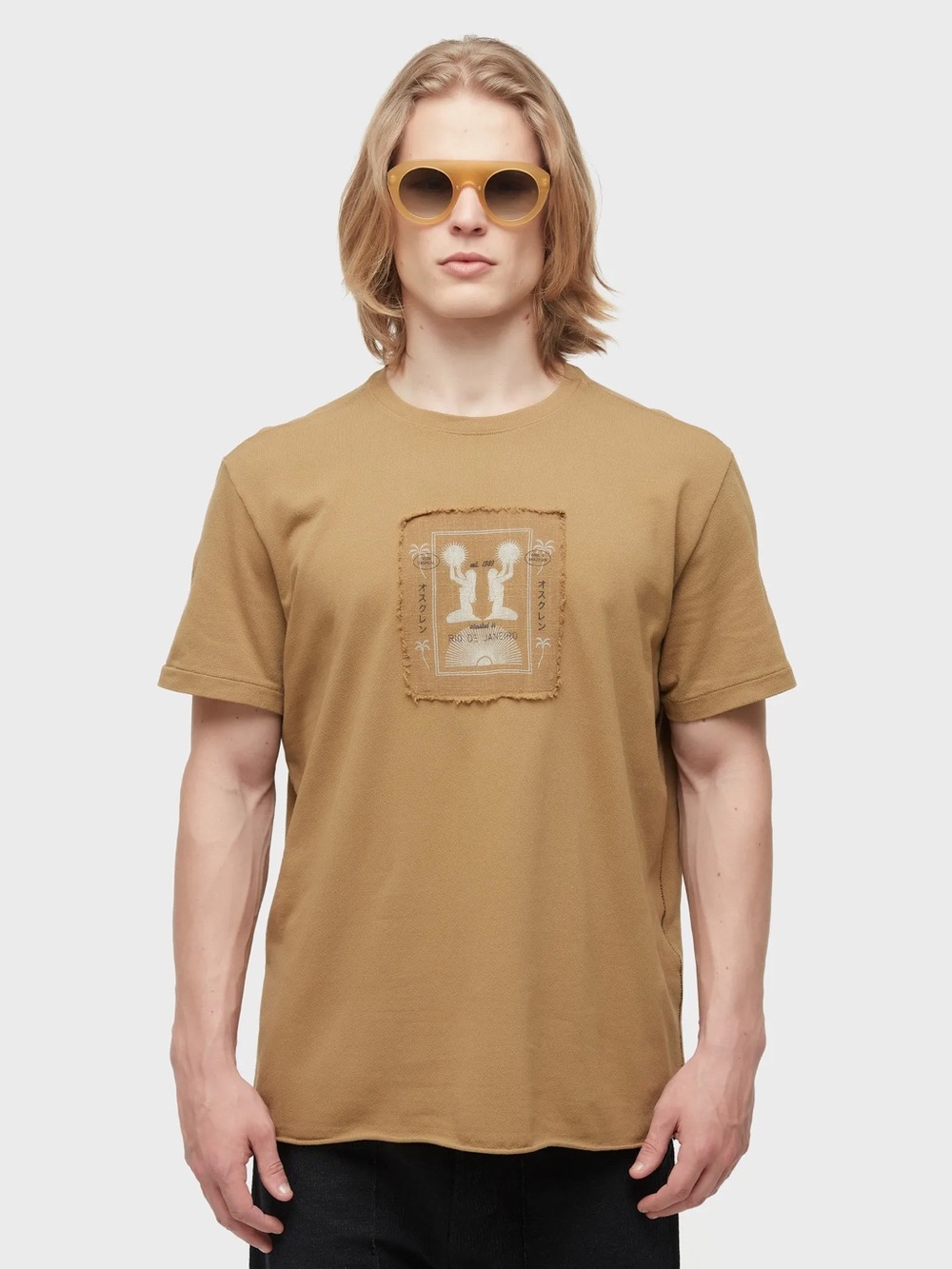 Men’s Osklen Certified Cotton Made In Brazil Tan Shirt (M)